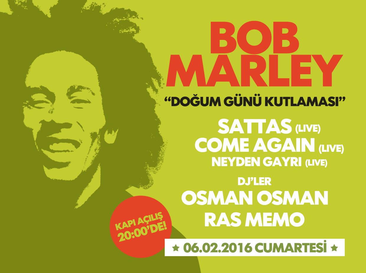 Bob Marley Doğum Günü Kutlaması