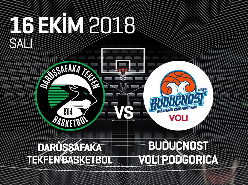 Darüşşafaka Tekfen Basketbol – KK Budućnost Podgorica